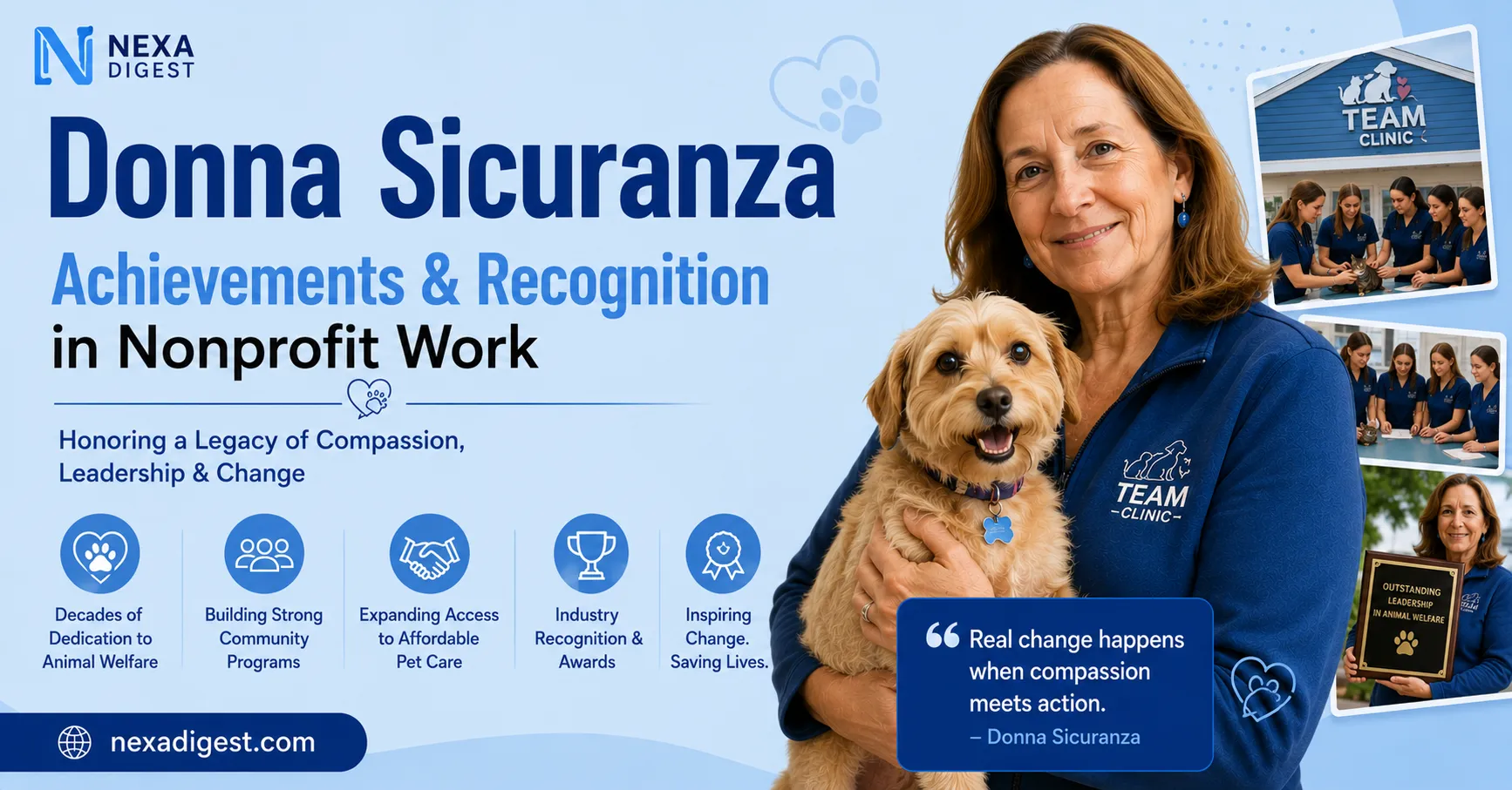 Donna Sicuranza Achievements & Recognition in Nonprofit Work