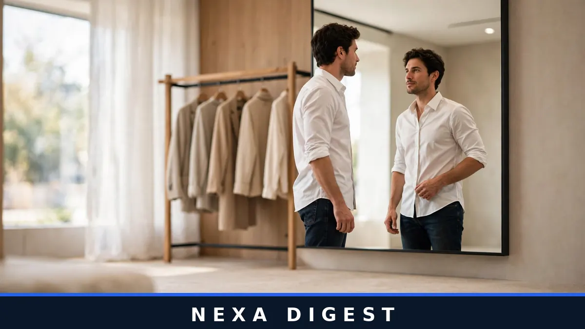 Fashion tips: flat lay of capsule wardrobe basics in neutral colors