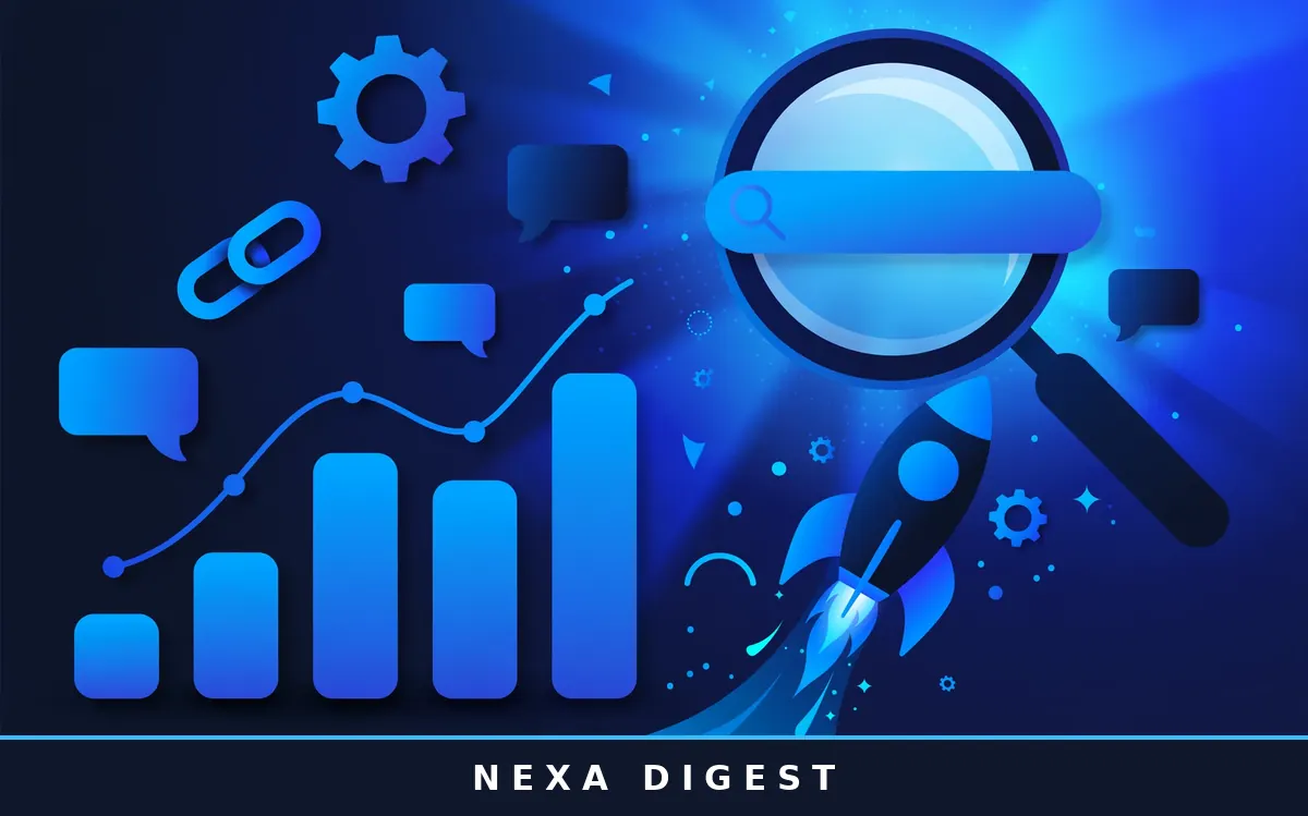 SEO for beginners complete starter guide 2026 — illustration of rising search rankings and growth chart